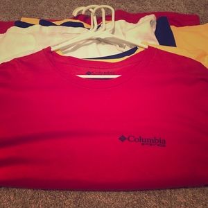 Red Columbia T-shirt